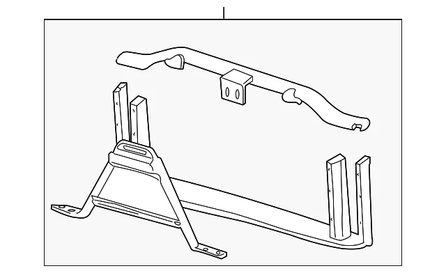 Soporte radiador GM 25815981 original Foto 3 de 4