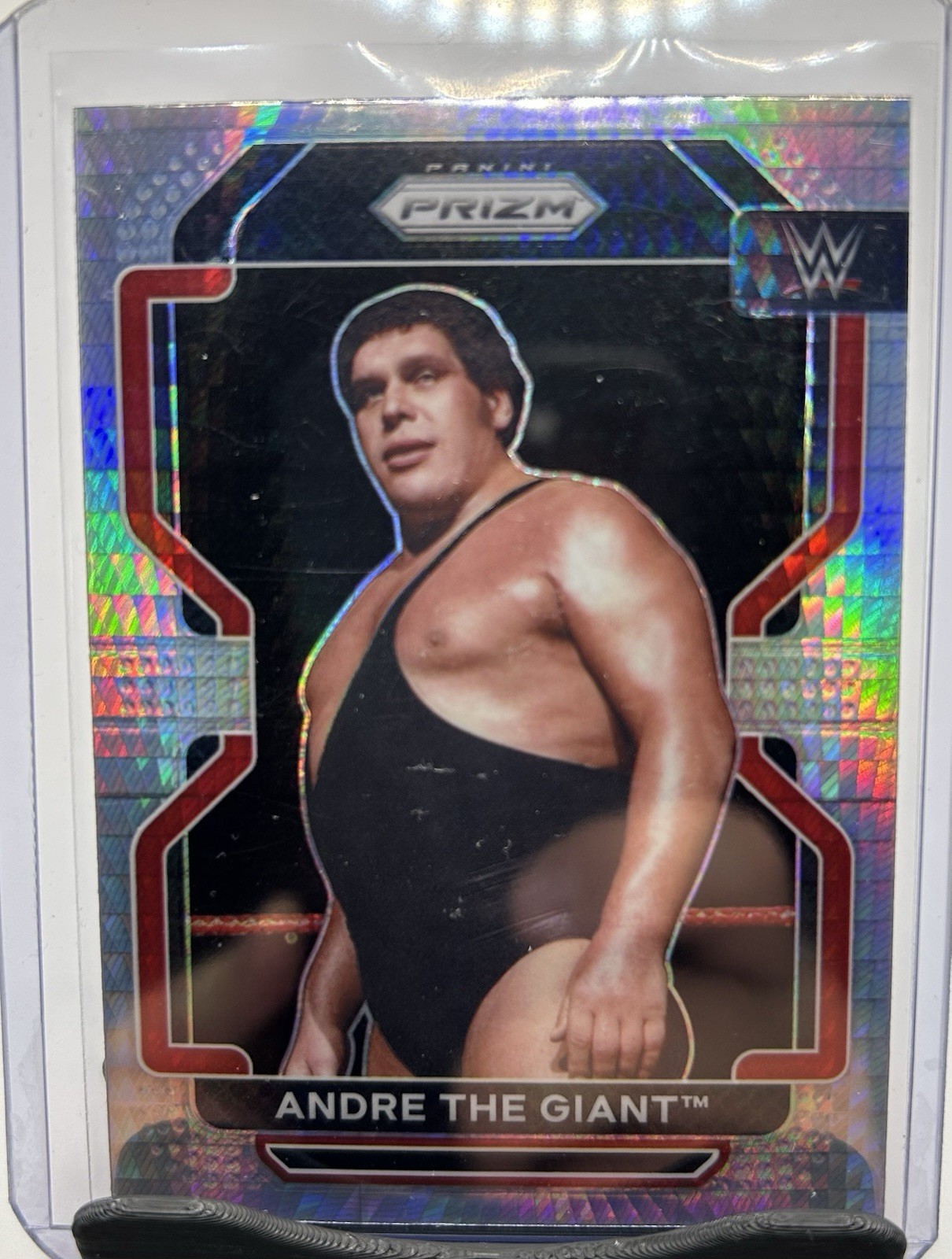 2022 Panini Prizm WWE #200 Andre The Giant Hyper Prizm
