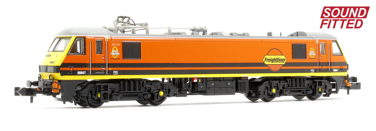 Graham Farish 371-785SF Class 90/0 90047 Freightliner G&W Electric Locomotive -
