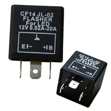  3-Pin CF14 EP35 Electronic LED Flasher Relay As LED Related Turn Signal Bulbs 