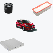 Tagliando 3 Filtri RENAULT CLIO 4 1.5 DCI 75 84 86 90 110 CV 2012 AL 2021