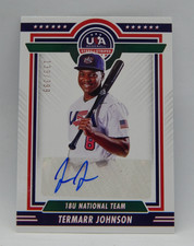 2022 Panini USA Stars & Stripes Baseball - Auto /399 - TERMARR JOHNSON