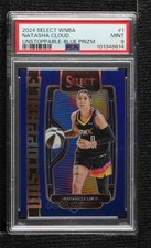 2024 Panini Select WNBA Unstoppable Blue Prizm 7/49 Natasha Cloud PSA 9 MINT 3hd