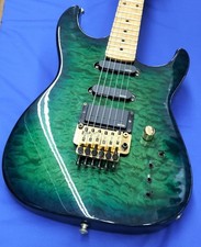 AIRCRAFT AC5 Used Ash body Maple neck Maple fingerboard Green