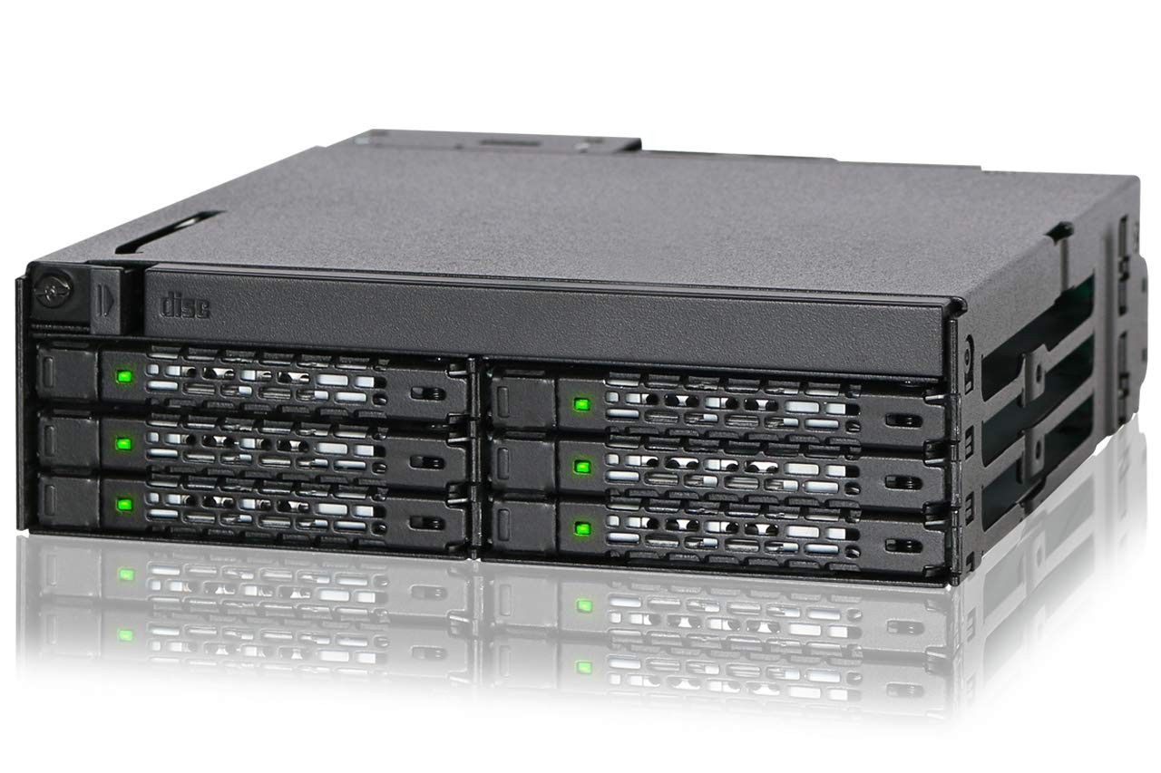 ЛЕДЯНОЙ ДОК ToughArmor MB606SPO-B на 6 отсеков + НЕЧЕТНЫЙ