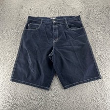 Vintage Southpole Denim Shorts Mens Size 42 Blue Dark Wash Cotton Baggy Y2K