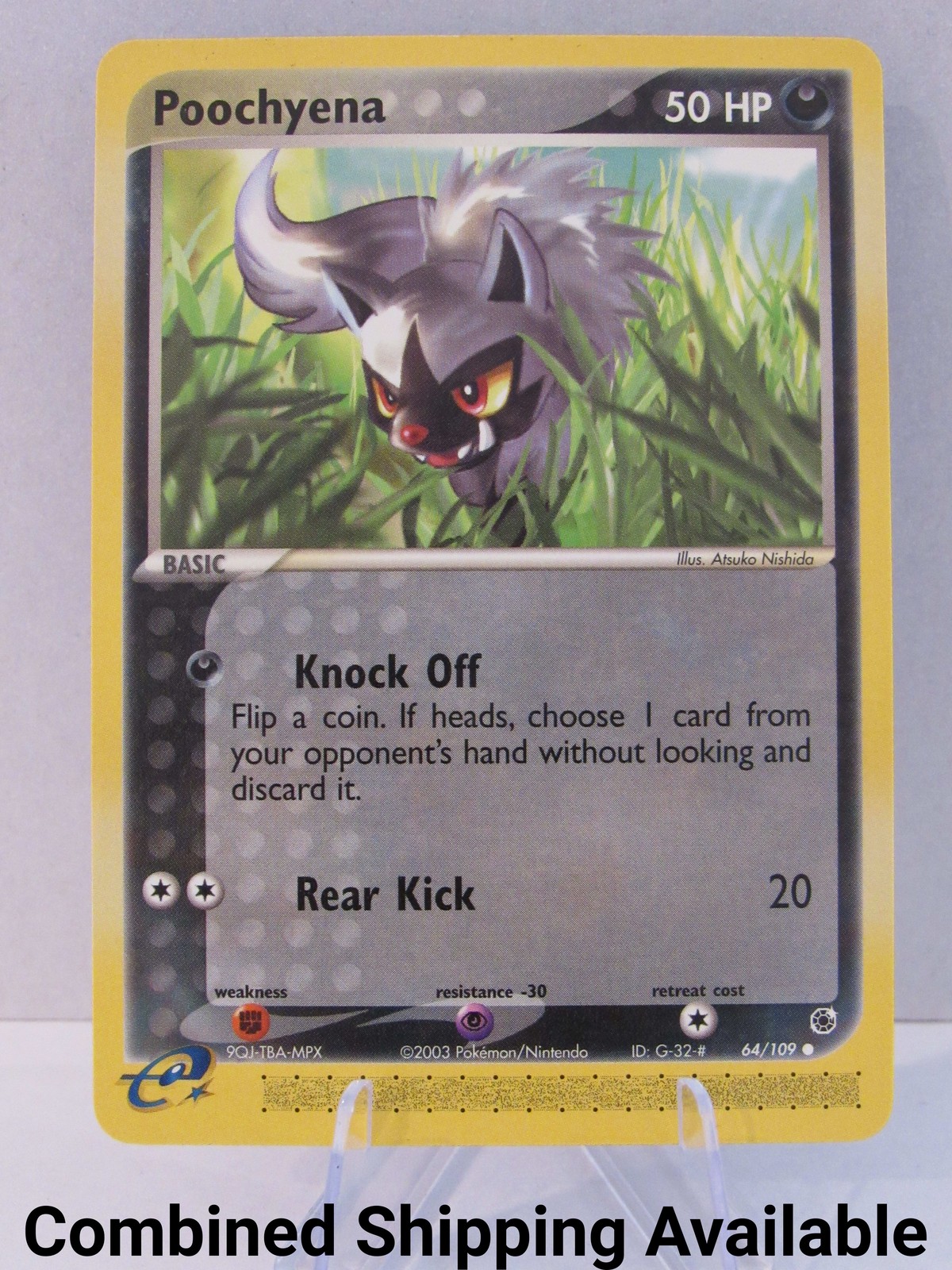 Poochyena - 64/109 Ruby and Sapphire NM English 15393