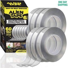 Alien Tape 10 ft. Multi-Surface Reusable Double-Sided Tape, 6-Pack
