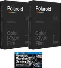 Polaroid Color Glossy Instant Film Black Frame Edition for i-Type Now Cameras