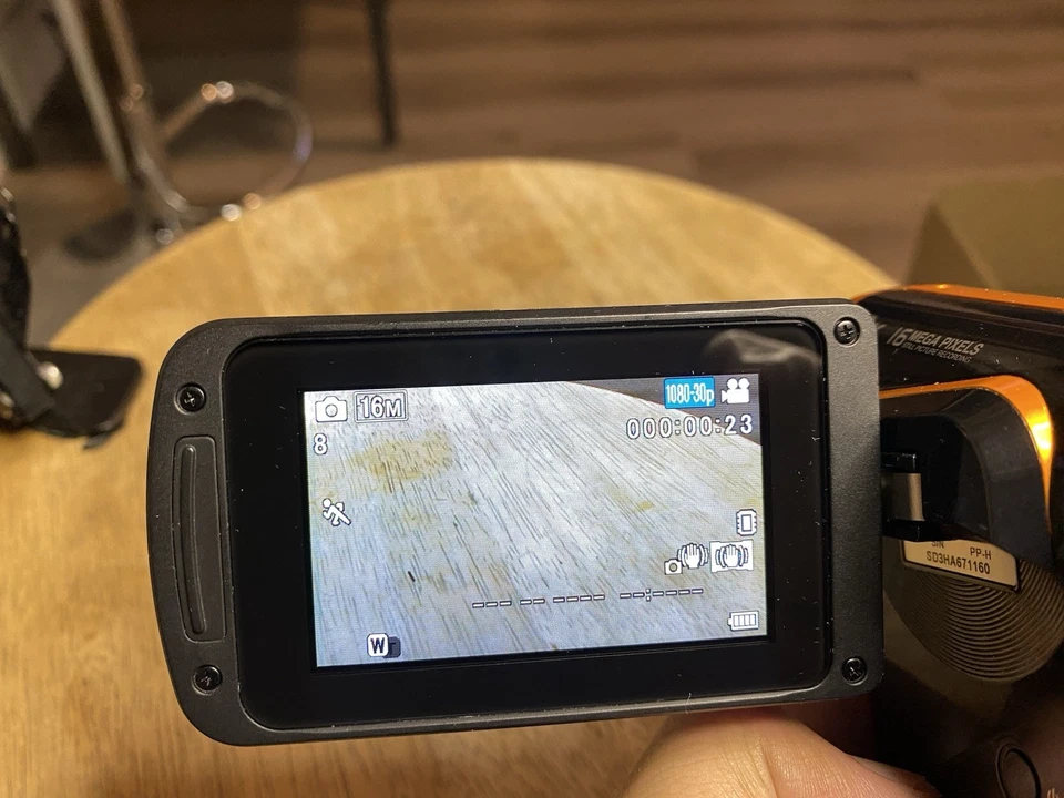 Panasonic HX-WA03 Waterproof Camcorder -  Orange Rare Y2K DIGICAM Tested Working - Image 2 of 4