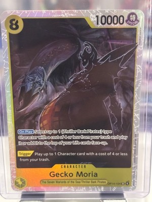 Gecko Moria OP14-104 SR Special 10000 Power One Piece Card NM
