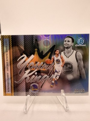 2025-26 Bowman Chrome Basketball - Stephen Curry Young Kings True Gold/50