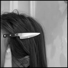 2pcs Creative Gothic Hair Clips Side Bangs Hairpins Cosplay Parties