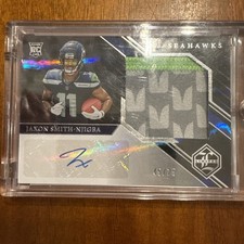 2023 Panini Limited - Rookie Patch Autographs Jumbo Jaxon Smith-Njigba #159