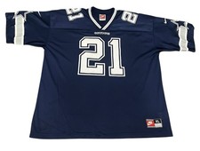 100 Authentic Dallas Cowboys Deion Sanders 21 Nike NFL Jersey Youth XL