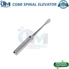Cobb Spinal Elevator, 11, Slightly Curved, Semi-Sharp, 0.75 Wide Tip, Premium