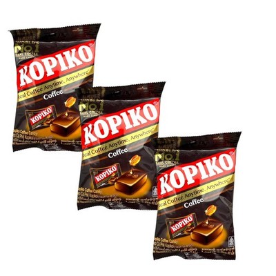 (26,65 EUR/kg) Kopiko Kaffee Bonbons Sparpackung 3x 175g