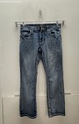 True Luck Mens Blue Cotton Blend Pockets Denim Straight Leg Jeans Size 32X30 — photo 1