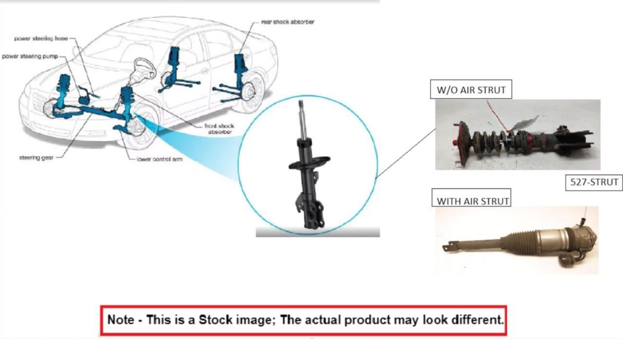 LEFT FRONT STRUT OEM 2018 MASERATI LEVANTE