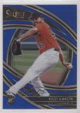 2020 Panini Select Premier Blue Prizm 24/149 Rico Garcia #165 aw2