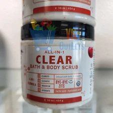 Dr's Formula All In 1 Clear Bath & Body Scrub Jar 16 oz / 454 g