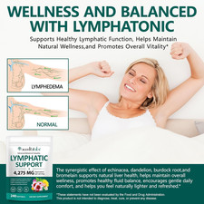 Lymphatic Drainage Supplements, Herbal 4275Mg Lymph System Support Supplement...