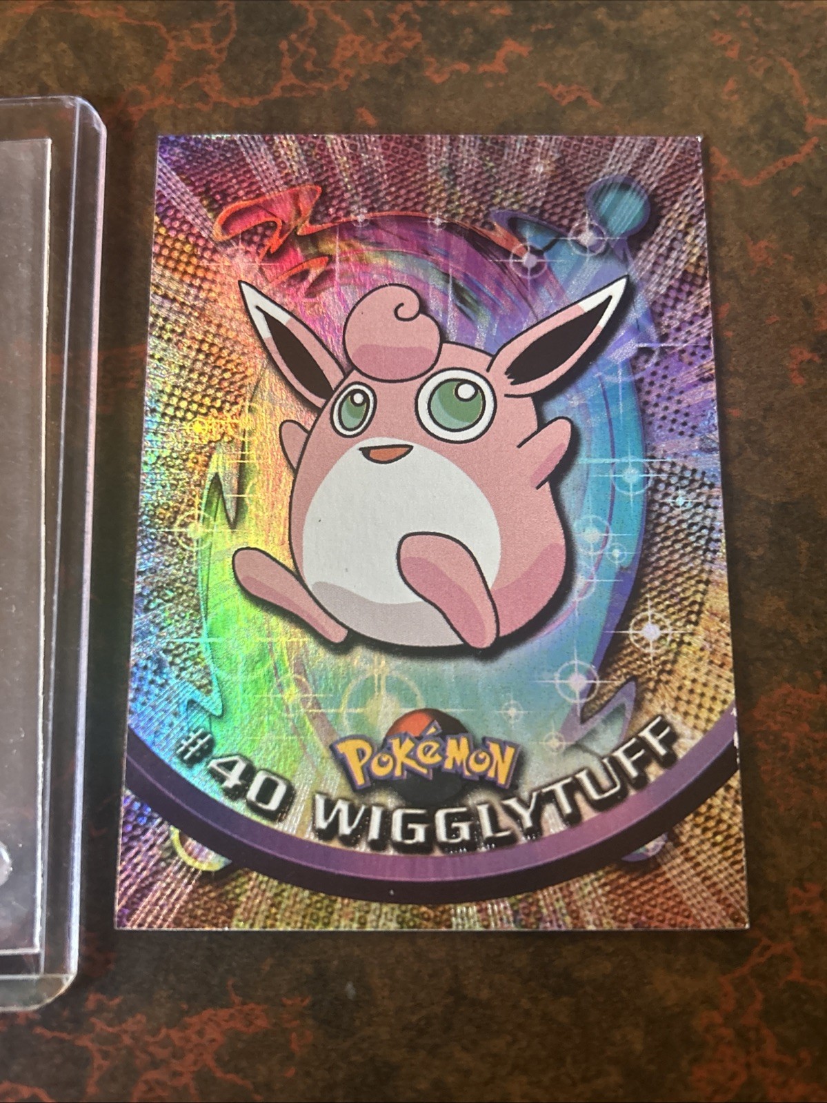 Pokemon #40 Wigglytuff Card Foil Holo Topps 2000 TV Animation Series 1