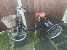 Jorvik Adult Folding Tricycle Black