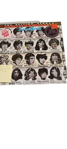 ROLLING STONES US LP Some Girls Sealed/Shrink 1st Press die cut cover
