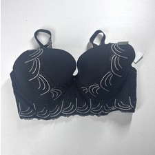 Parfait 36G Black Embroidered Balconette Bra Style P6091 NEW