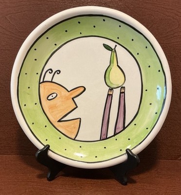 THE DADA BALL ~ PORTLAND, OREGON ~ 12 3/8   CERAMIC PLATTER ~  IN THE PEARL 