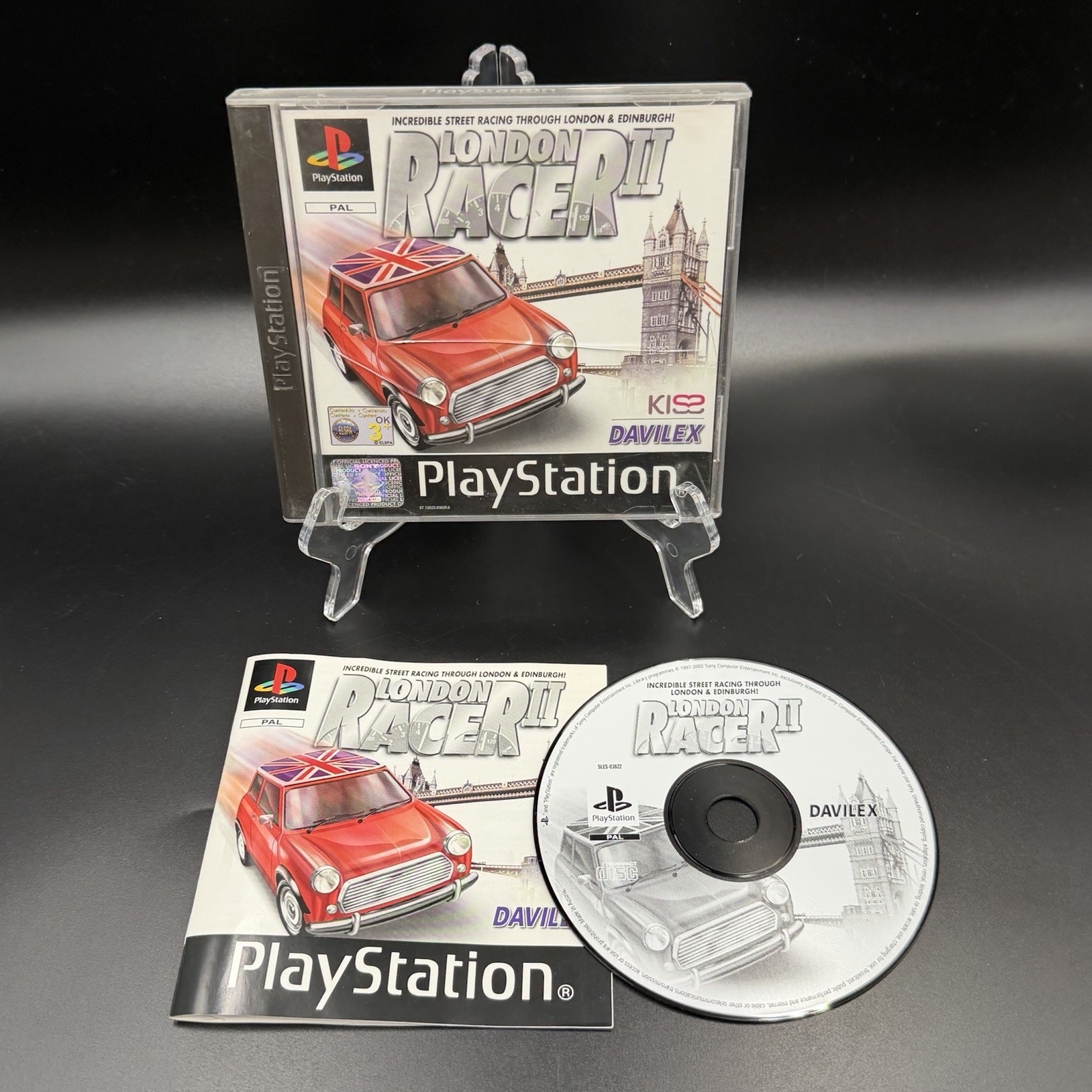 London Racer II 2 (PAL, 2002) Sony Playstation 1 Game Boxed with Manual Included