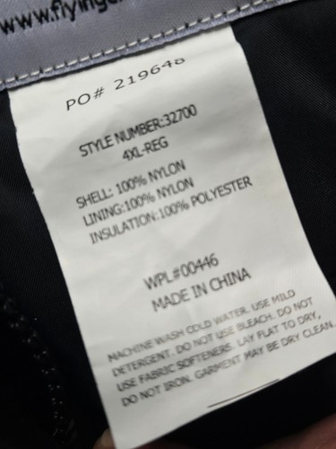 Flying Cross Gore Tex Thinsulate wasserdichte schwarze Jacke Herren Gr. 4XL NEU - Bild 10 von 11