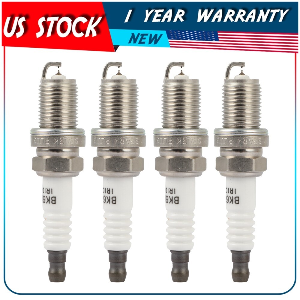 4x Iridium  Platinum Spark Plugs IFR6L11 For 2002-2007 Honda VTX1800C