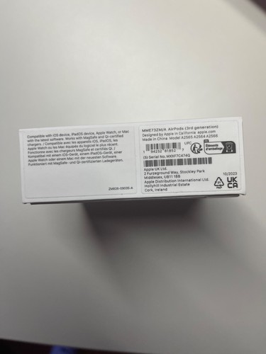 Apple AirPods 3 Generation mit MagSafe Ladecase nur KARTON! - 第 4/5 張圖片