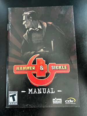 Hammer & Sickle Computer PC Video Game Instruction Booklet Manual Only