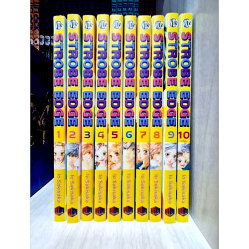 Nuovo Strobe Edge Manga Vol 1-10 (END) Set Fumetti Versione Inglese - Spedizione Veloce - Foto 1 di 13