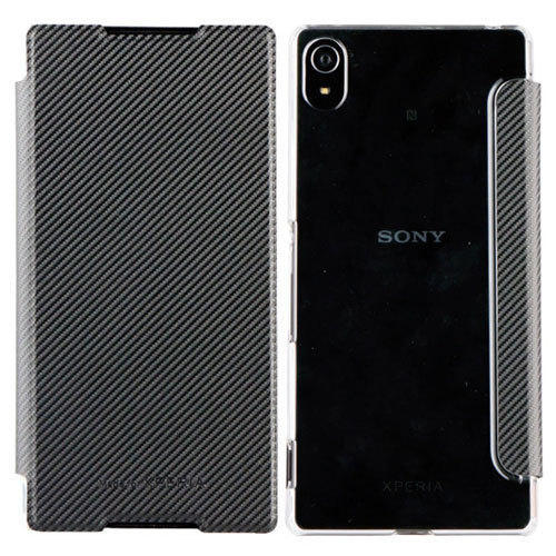 ORIGINAL ROXFIT SONY XPERIA Z5 SLIM BOOK HÜLLE FLIP COVER SCHWARZ - SMA5160B - Bild 1 von 1