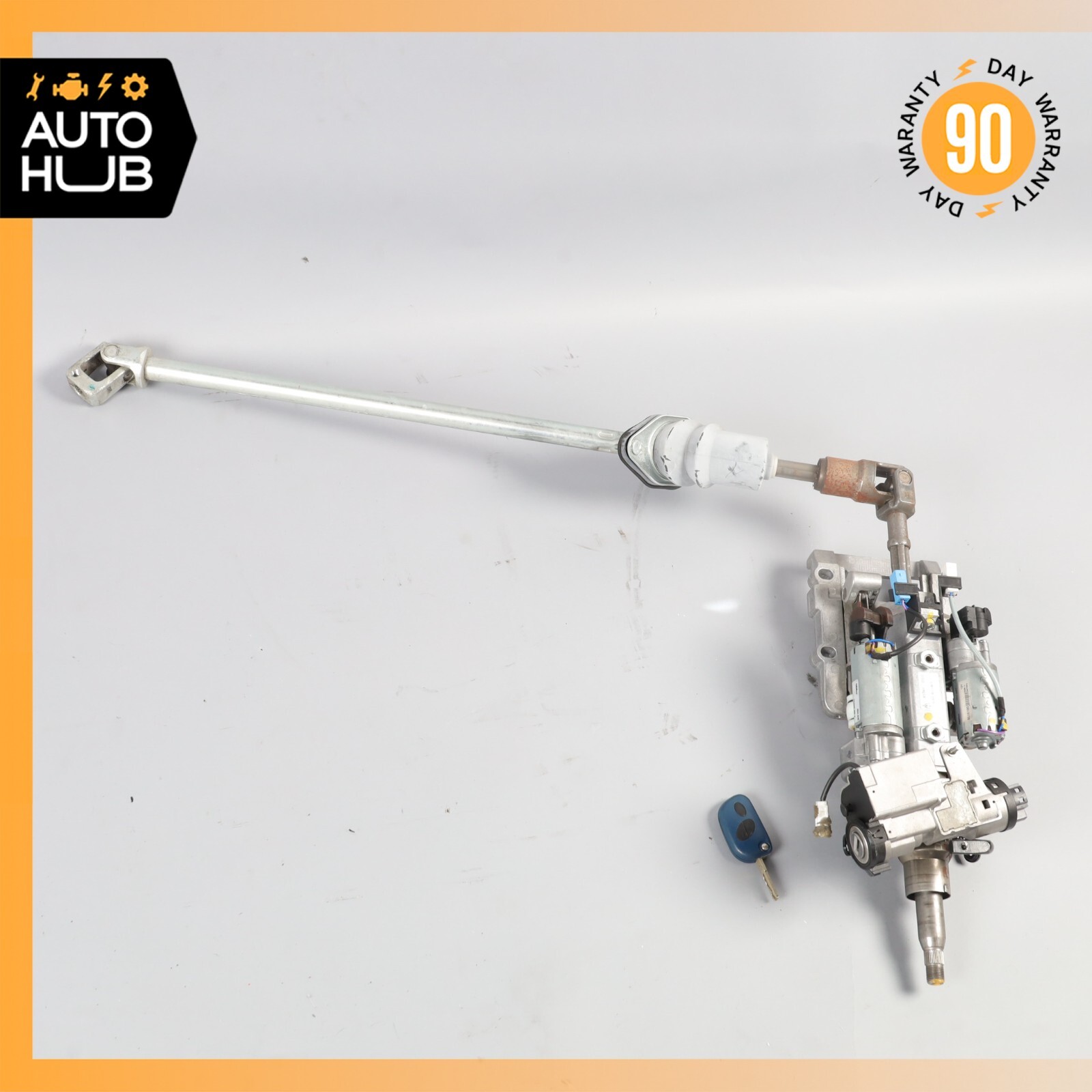08-19 Maserati GranTurismo GranCabrio M145 Steering Wheel Column w/ Key OEM