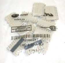 Lot 10 - 110 Clips for AT T Lucent Avaya  Commscope Connector Blocks 110C-4