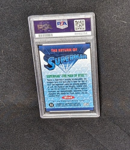 1993 Skybox Superman -Foil - #SP1 - PSA 8 - Estate Sale - Picture 2 of 2