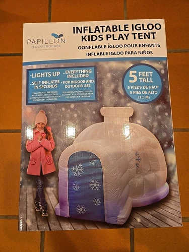 Inflatable igloo kids play tent Papillon Accessories 