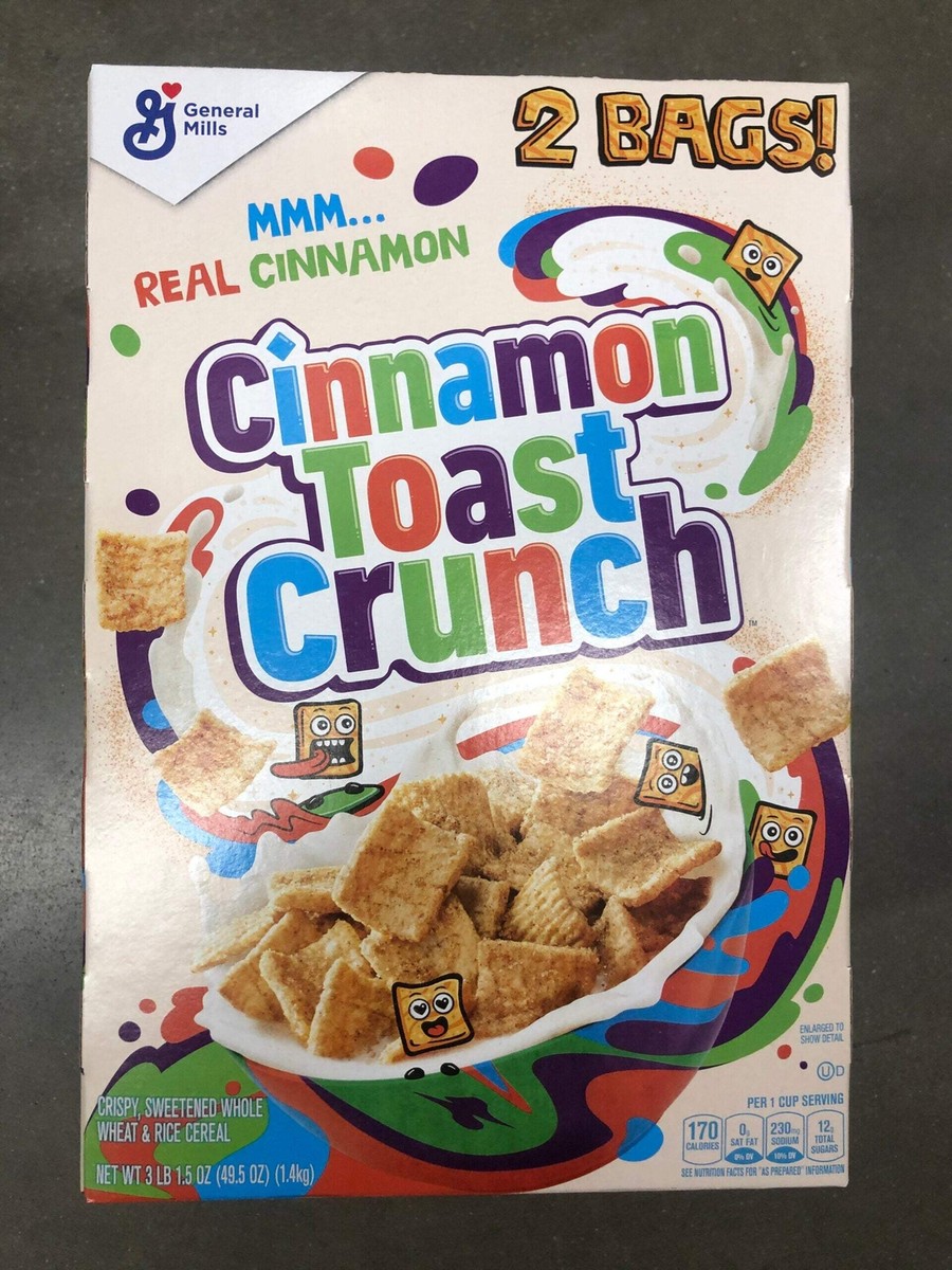 General Mills Cinnamon Toast Crunch Cereal 49.5 oz 2 Bags