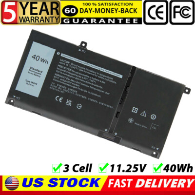 Batterie Latitude 3410 3510 Batterie Dell H5CKD 53Wh - Pour Latitude 3410/ 3510, Inspiron 5300/5400/5500 Series - 15V Dell Inspiron 15 5518