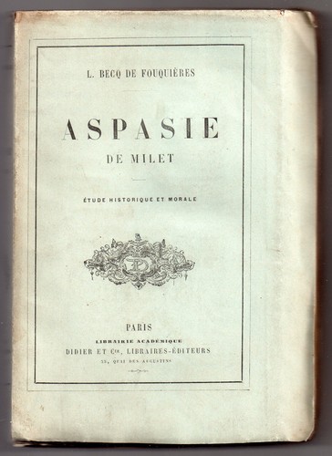 Aspasie de Milet, égérie de Périclès main image 0