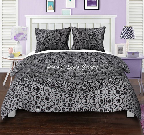 Queen/King/Single Size Bedding Indian Mandala Duvet/Doona/Quilt Cover Set Throw - Picture 12 of 19