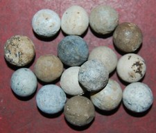 Napoleonic war! Old big lead musket ball
