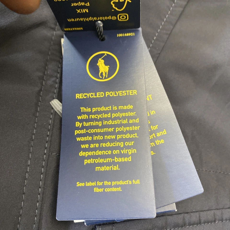 con etiquetas Polo Ralph Lauren Para Hombres XL Azul Marino Oxford Field Utility Cargo G1N Foto 4 de 4