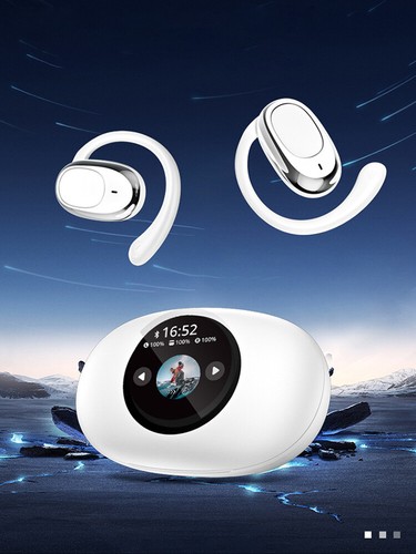 Auricolari sportivi Bluetooth 5.4 auricolari in-ear wireless da appendere suono stereo US - Foto 24 di 27