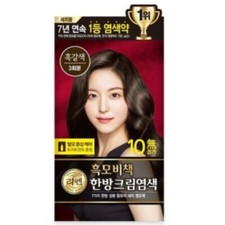 ReEn Black Mobichaek Oriental Cream Hair Dye #Black Brown Self Hair Dye K-Beauty